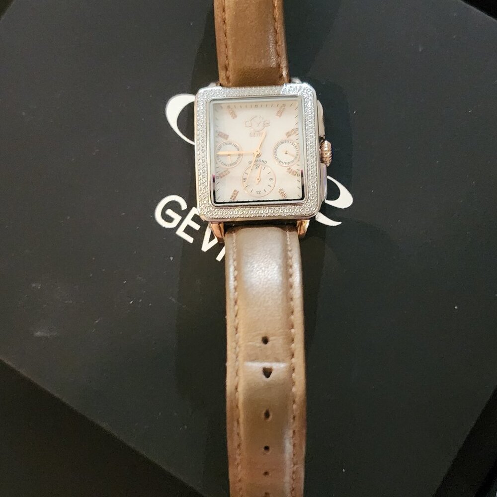 GV2 BY GEVRIL Bari Multi White Mother of Pearl Dial Ladies Watch Item No. 9214. - Picture 9 of 14